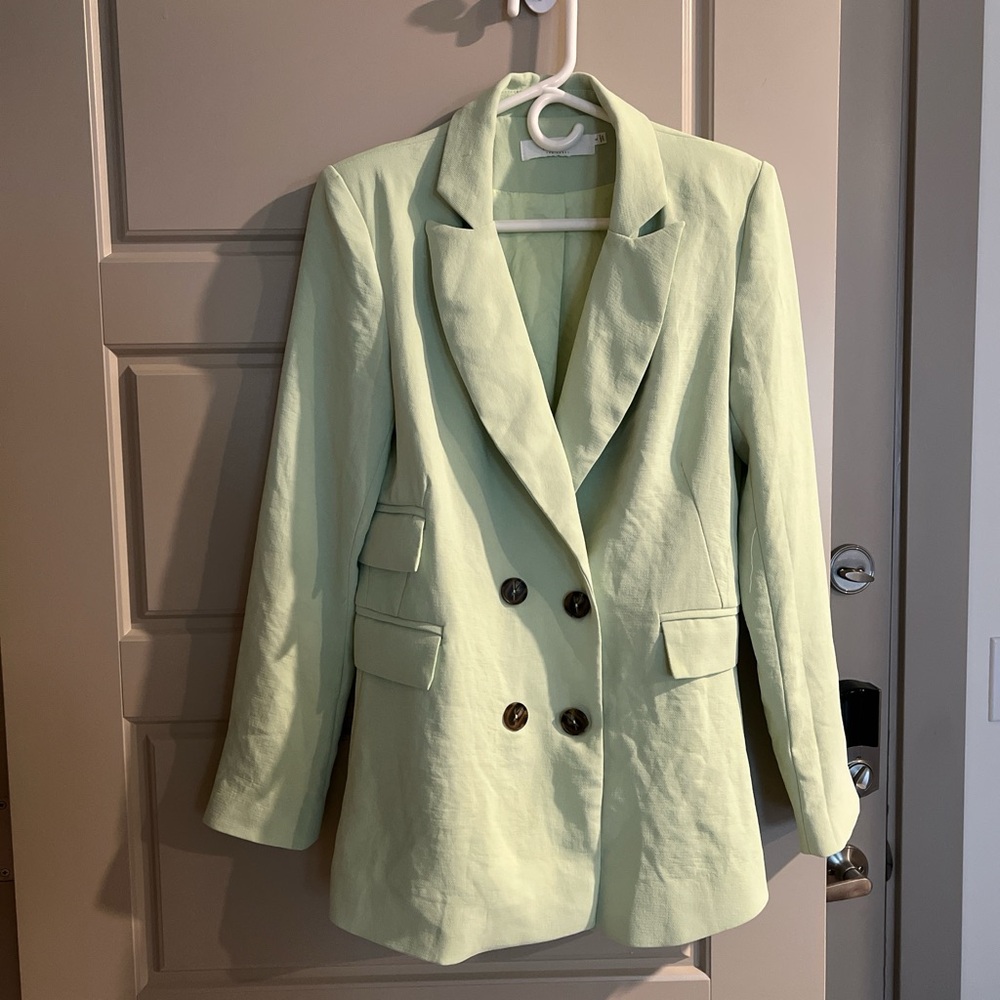 Green Oversized Blazer
